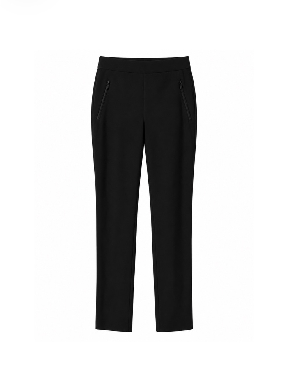 Banana Republic Zip-Pocket Ankle-Zip Legging Pant - Black, Size 10